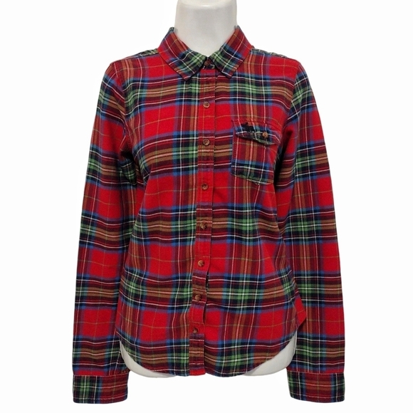 Abercrombie & Fitch Tops - Abercrombie & Fitch - Plaid Button Front Shirt
